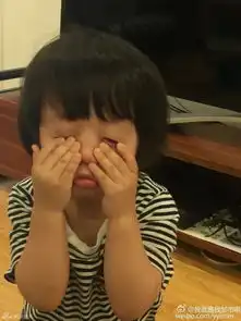 萌邹市明胖轩搞笑扮鬼脸小儿子比v超呆萌图
