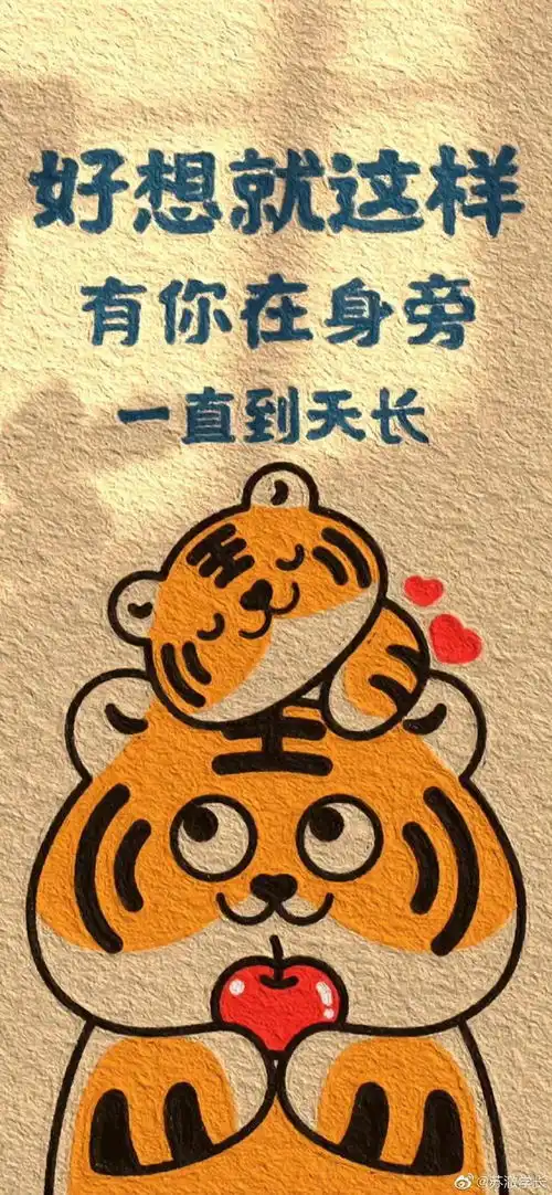 虎年壁纸祝大家新年快乐
