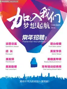 招聘宣传海报设计图片
