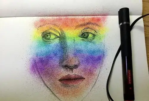 创意绘画,有趣的喷笔绘画
