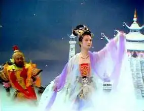 想找一张猪八戒跟嫦娥跳舞的动漫搞笑图片都举着胳膊的
