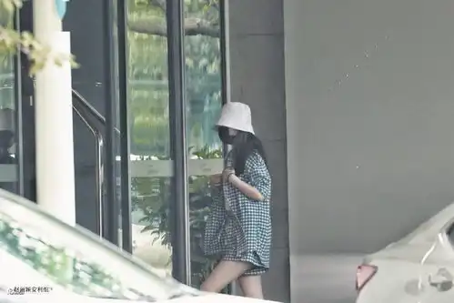 赵丽颖现身上海机场出发飞往北京戴渔夫帽穿格子套装的辣妹丽酱
