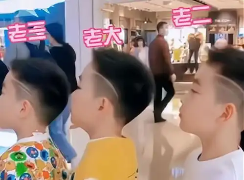 父母为了区分多胞胎,给孩子搞发型设计,结果一个比一个奇葩
