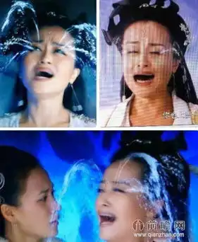 神剧女主戴假睫毛淋浴哭戏变喷泉引网友爆笑
