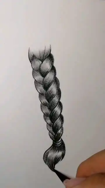 教你画辫子吧
