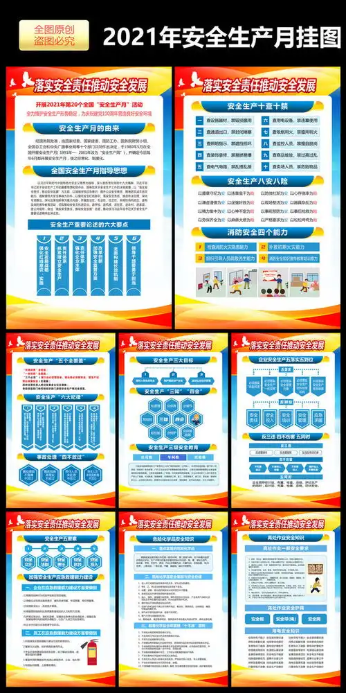 工厂安全知识手册挂图
