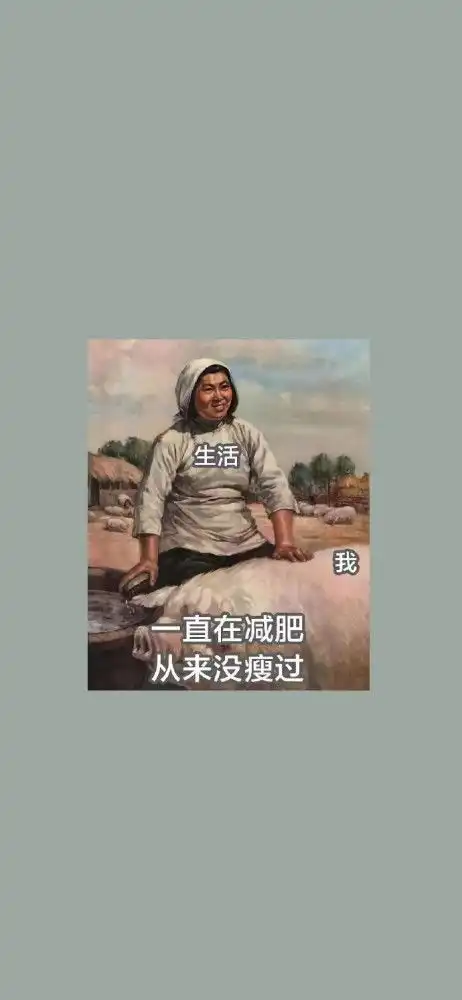沙雕减肥壁纸要不要

