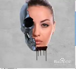 ps合成一个机器人女孩的脸
