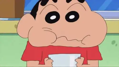 蜡笔小新新番布丁大战,小新吃布丁结果全吃完了
