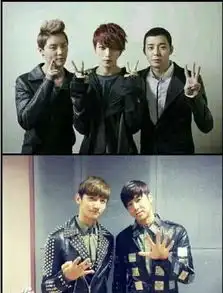 2013东方神起和jyj比12345的图片的出处和时间背景
