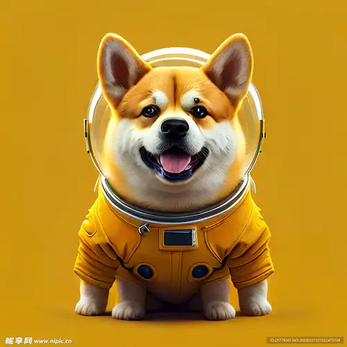 黄色太空狗设计图
