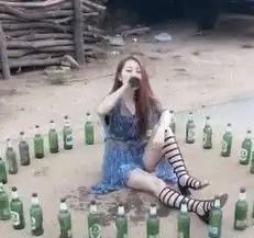 搞笑gif趣图舍友共享女友,她真的来了
