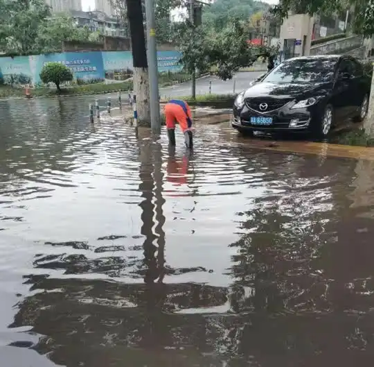 重庆南岸大风雷雨现山城他们挺身而出
