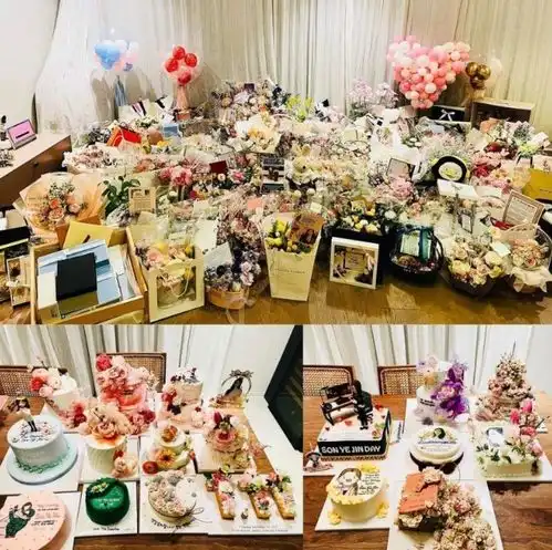 孙艺珍生日收满屋礼物,蛋糕图案重现爱的迫降经典场面
