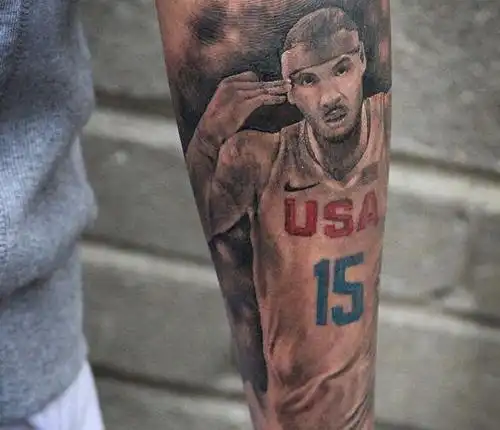 nba球迷最逼真的球星纹身,詹皇哈登科比被纹腿上,姚明被恶搞
