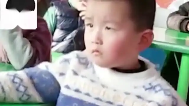 爆笑小朋友,你昨晚干啥了没睡好觉吗
