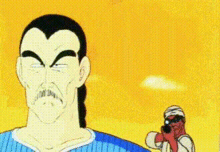 搞笑gif趣图哥们,一脚就倒下了,对手是美女也要还手啊

