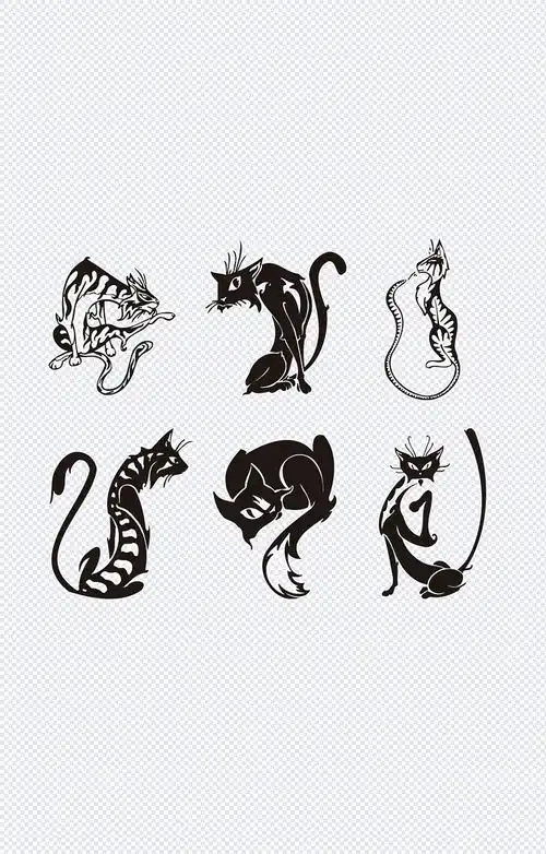 黑暗风格猫咪猫咪,小猫,动物,黑色,黑暗风,暗黑系,搞怪,动作,姿态,表情,图案,淘气,合集,创意,卡通,手绘,元素,装饰,装饰元素,设计元素深度王新梁
