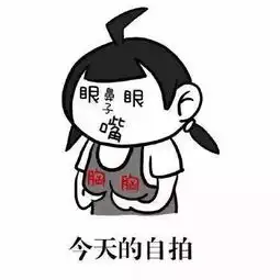 朋友圈搞笑配图这是我今天的自拍
