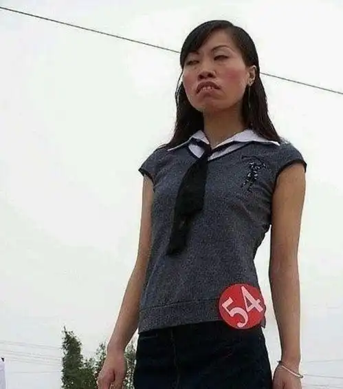 丑女图片网络丑女图片重口味搞笑头像图片
