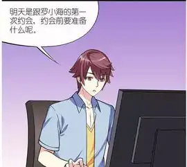 搞笑漫画,男子精心准备的第一次约会
