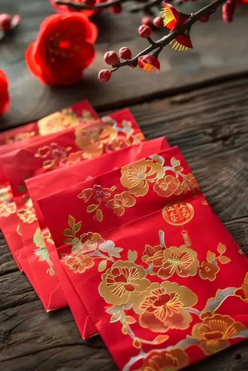 祝贺压岁钱新春红包封包图片摄影图摄影图下载至来源处
