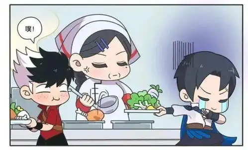 王者荣耀漫画万万没想到,鲁班大师和食堂大妈还有这样的关系
