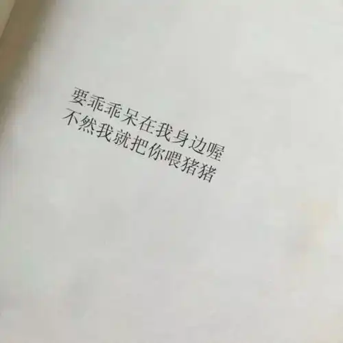 爱情里最美好的两个字
