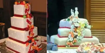 卖家秀不靠谱盘点那些让人哭笑不得的婚礼蛋糕组图
