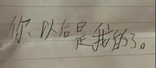 手写字体表情包
