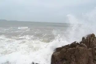 组图青岛发布大风蓝色预警沿海一线风大浪急
