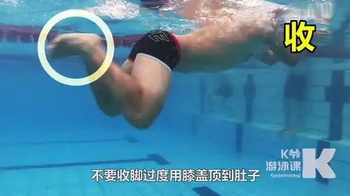 原来蛙泳蹬腿收翻蹬夹标准动作
