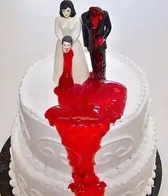 离婚盛行离婚蛋糕让分手充满搞笑
