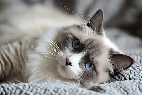 猫咪长毛猫猫科动物可爱布偶猫图片摄影图广告素材下载至来源处
