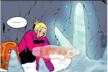 搞笑漫画美女被困雪洞,被救后救援者都佩服
