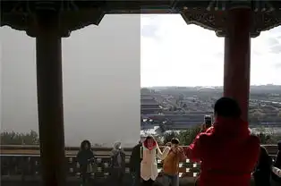 英媒发布北京雾霾和晴天对比照组图

