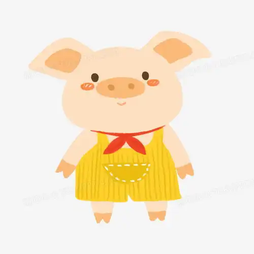 插画风可爱小猪png图片素材免费下载素材png35003500像素熊猫办公
