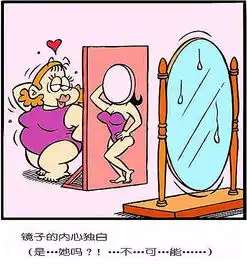 减肥幽默漫画
