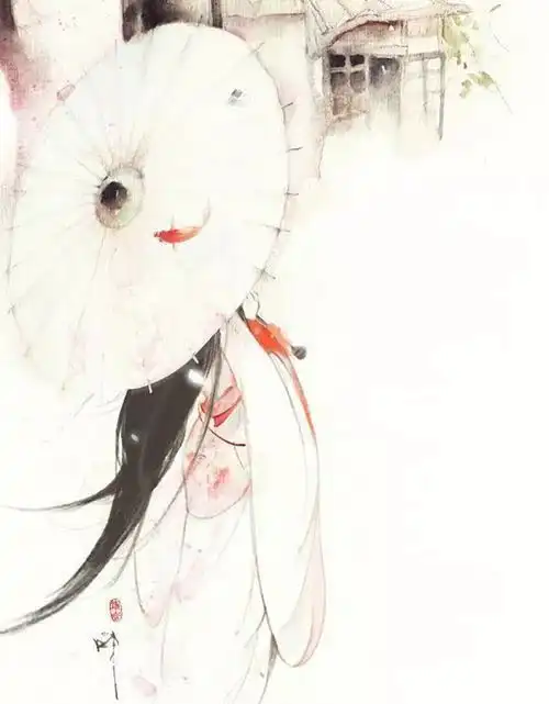 壁纸江南烟雨,朦胧纸伞,画一道不灭的痕迹
