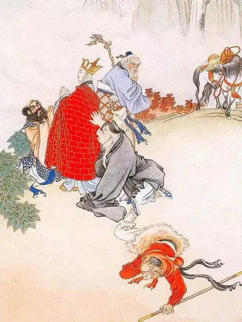 画的孙悟空太传神了︱连环画艺术大师赵宏本西游记作品

