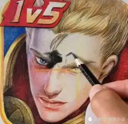 王者亚瑟图标被玩坏,眼睛乌青流鼻血,玩家原图长啥样来着
