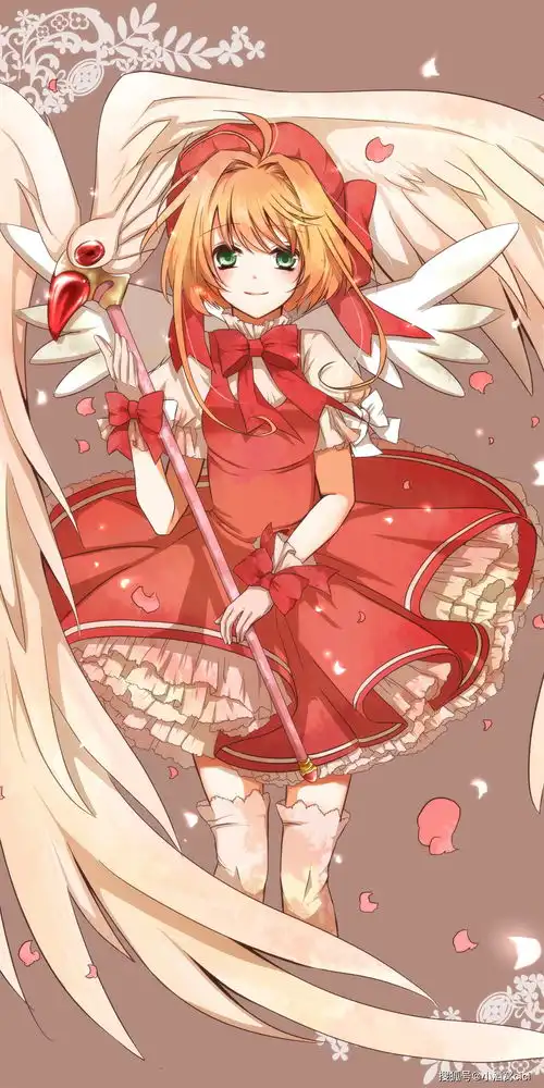 魔卡少女樱木之本樱,真正的萌王,动漫全面屏壁纸分享
