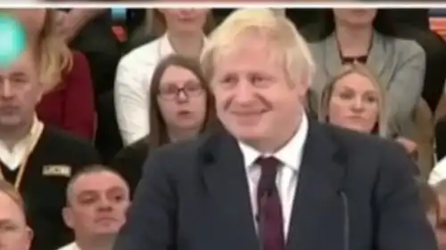 约翰逊圣诞致辞刚结束英媒恶搞版就来啦
