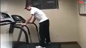 爆笑跑步机你们是猴子请来的逗逼么

