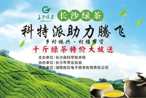 旌日农特长沙县科技专家服务团直播带货18万余元为长沙绿茶打call

