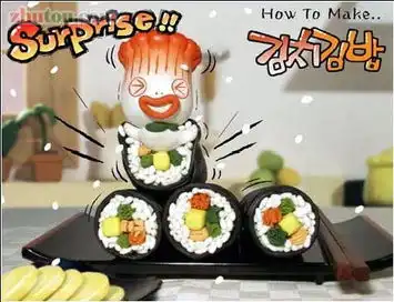 超级搞怪的创意韩国料理
