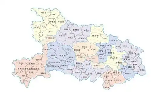 湖北省地图
