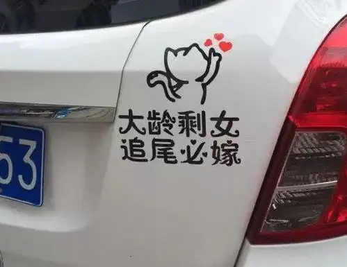 最牛的本田车,车尾写着征婚启事,路人真是高手在民间
