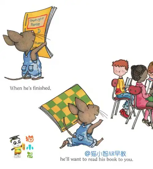 猫小智英语绘本机智小老鼠,帮你轻松克服上学焦虑下篇
