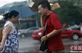 北京突遭短时雷雨大风路人措手不及
